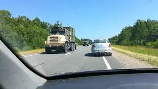 Military Convoy in Latvia