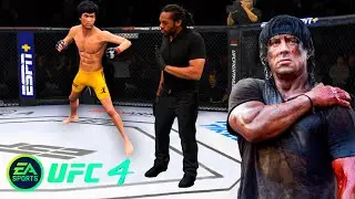 UFC4 Bruce Lee vs John Rambo EA Sports UFC 4 PS5