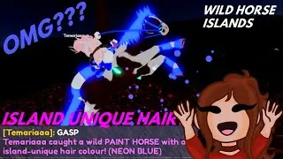 How To Catch an ISLAND UNIQUE HAIR horse in WILD HORSE ISLANDS on ROBLOX