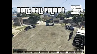 GTA 5 -What happens when you call police to Grove Street