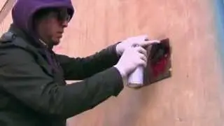 Street Art course on sCoolTV - Graffiti Stencil Promo