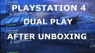 PS4 Dual play COD Ghosts after unboxing.