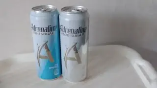 energy drinks Adrenaline RUSH zero sugar - blue energy / silver energy (18+)