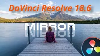 DaVinci Resolve 18.6 (FREE) preset. How to make mirrored text and make a macro.