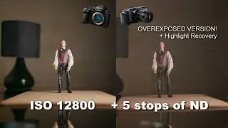 Lumix S5II vs BMPCC 4K ISO & Dynamic Range Test