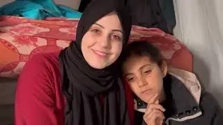 لما بنتك تنجر ح وتخدها على دكتور في خيمة النزوح 🥹 مؤثر