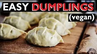 How to make vegan Dumplings, Gyoza, Chinese Potstickers recipe 餃子 | ぎょうざ