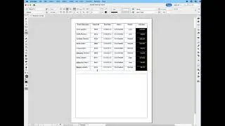 Excel to InDesign