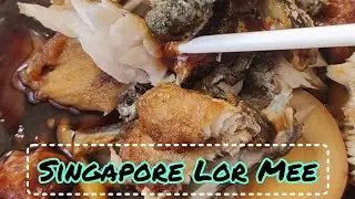 Delicious Singapore Lor Mee – A Must-Try Hawker Dish. 新加坡小贩中心：美味传统卤面！