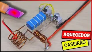 Faça o seu AQUECEDOR INDUTIVO! CASEIRÃO, PODEROSO e FÁCIL.