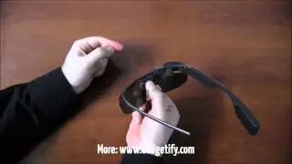 Installing Google Glass Sunglasses Shade