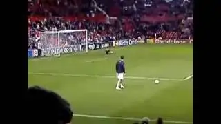 Cristiano Ronaldo  amazing freekick in warm up