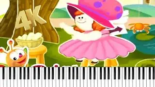 BabyTV - Little Miss Muffet 4K Sheet Music