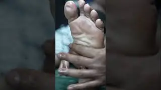 Lots Of Tingles And Tapping On Female ASMR Foot Massage #shorts