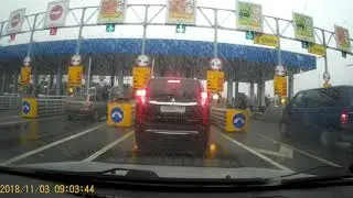 Платный участок Киевского шоссе в Калужской области