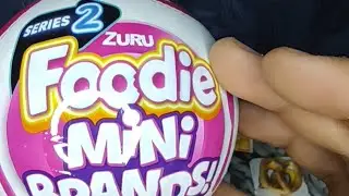Unboxing Foodie Mini Brand Serie 2 ASMR