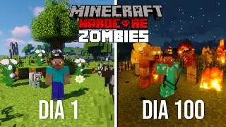 SOBREVIVÍ 100 DIAS en un apocalipsis ZOMBIE en MINECRAFT! | CINEMATIC