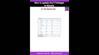 Rstudio update packages