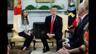 Fabiana Rosales habla con Trump y Peace  en la Casa Blanca