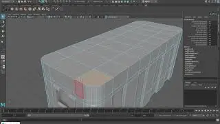 Выделение ребер по кругу Maya 2018