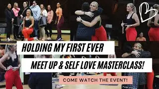 MY FIRST EVER CLIENT MEET UP & SELF LOVE MASTERCLASS!! || MY JOURNEY, YOGA & SELF LOVE WORKSHOP