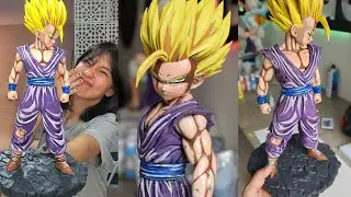 GOHAN SSJ2 3D PRINTED EPIC FIGURE 🔥ft JLC3DP