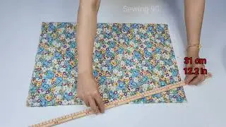 Easy steps to sew clothes for beginners / How to sew clothes