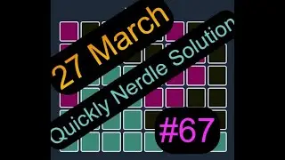 How To Win At #Nerdle Every Time |March 27 Nerdle67, hints, solution, answer |  |Online game #shorts