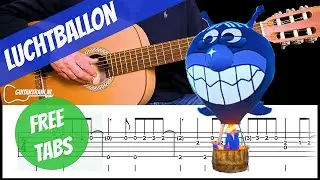 Joost Klein Luchtballon Gitaar Cover - Guitar Tutorial with Guitar Tabs