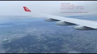Landing and gate arrival into Melbourne Australia