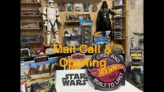 Shop update with a Mail Call & Opening - StarWars & Hotwheels
