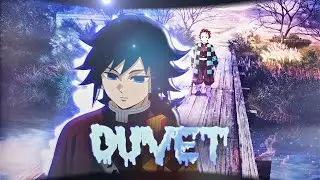 Giyu Tomioka And Sabito | Demon Slayer | Duvet | [Edit/AMV] | 4K