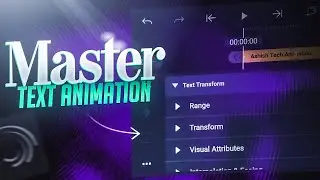 How To Use Text Transform In Alight Motion
