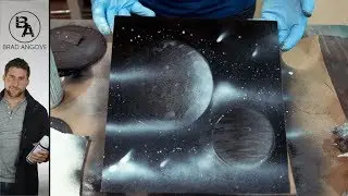 Spray Paint Art Basics (SPACE ART!)