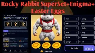 Rocky Rabbit New Enigma 13 September | Rocky Rabbit Daily Combo Today | Rocky Rabbit Easter Eggs 🐇