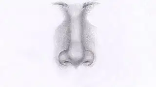 Как рисовать НОС ЧЕЛОВЕКА карандашом. Урок 62. How to draw a nose in pencil. Lesson 62