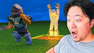 I Stole My Friends OVERPOWERED ARMOUR In Roblox Survival Game