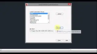 How to Load Menus and Toolbars in AutoCAD 2006 - 2018