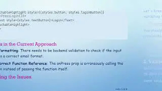 Fixing the badly formatted email Error in Your React-Native Firebase Login App