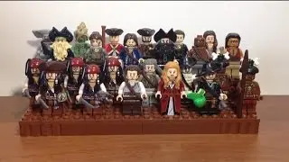 Обзор на коллекцию минифигурок лего Пираты Карибского моря.