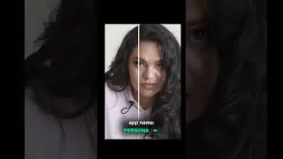 Persona 💚 Best video/photo editor #hairstyle #glam #organicbeauty