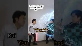 Tanjiro vs Rui Logic 🧠 #demonslayer #tanjiro #nezuko #rui #lowermoon