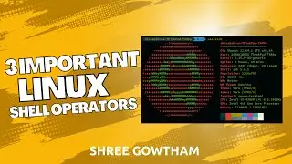 3 Most Important Bash Shell Operators | redirect, append, and pipe operators in Linux | Tech with SG