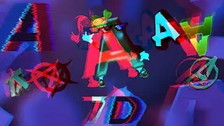 Буква А в эффекте 7D
