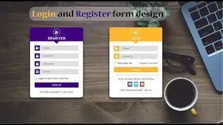 How To Make Login & Registration Form Using HTML And CSS Step By Step