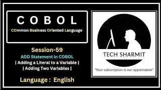 Add statement in cobol programming | COBOL Basics Session-59) | COBOL Course