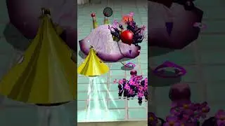 Purple Pikmin Obliterating Enemies for 1 Minute