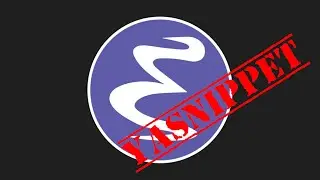 Emacs: Yasnippet