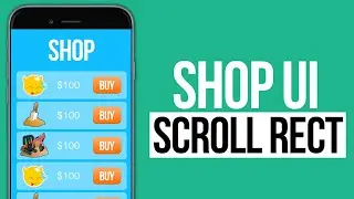 UI Scroll Rect in Unity - Create Shop with UI Scroll Rect!!