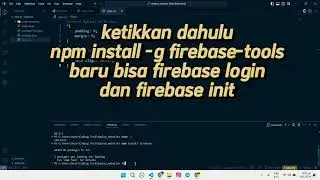 Deploy website HTML,CSS, Javascript kita gratis ke google firebase, dapat domain .web.app